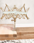 Wooden Umbrella Swift Yarn Winder - Knitting Umbrella 24" Swift Yarn Winder Holder, 1Pcs Swift Yarn Winder
