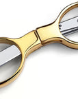 Folding Scissors,Tsa-Compliant and Portable,Compact Enough to Fit in Your Purse,Safe Portable Travel Scissors,Small Scissors,Stainless Steel Retractable Scissors,Fishing Scissors,1 Pcs