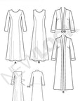 Sewing Pattern 6305 Misses Dresses, Size a (10-12-14-16-18-20-22)