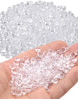 60 Gram White Fishbowl Beads for Slime Making, Art DIY Craft