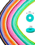 20Strands Clay Beads Clay Bracelet Beads 4Mm Flat round Clay Beads Clay Spacer Beads Flat Clay Beads about 8000Pcs Clay Beads for Jewelry Making Bracelets Necklace Crafts (20 Color, 4Mm)