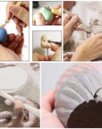 61Pcs Pottery Ceramic Tools & Polymer Clay Sculpting Tools Set for Pottery Modeling Clay Tools and Carving, Air Dry Clay Tools