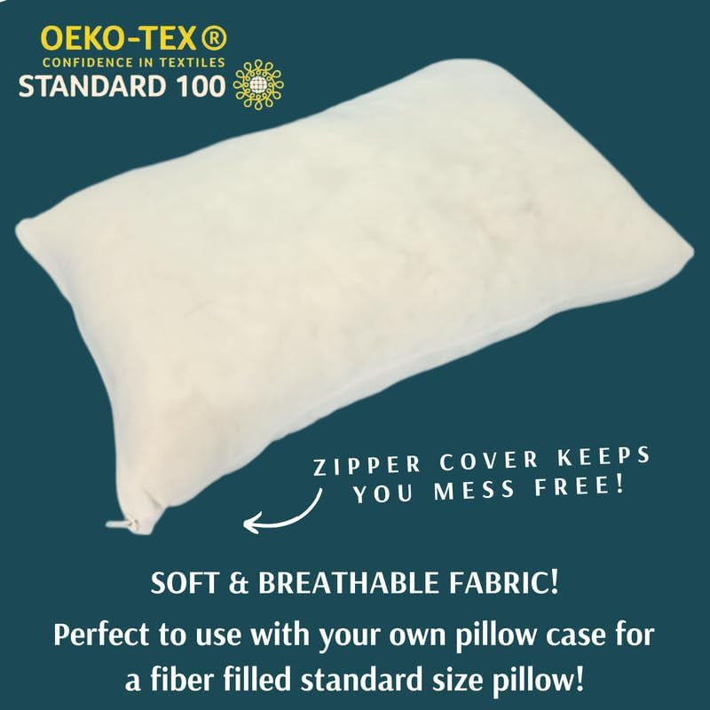 Polyester Fiber Fill (4 Pounds), Couch Cushion Filling, Stuffing for Stuffed Animals & Toys, High Resilience Fill Fiber, Oeko-Tex Certified Fiber Fill