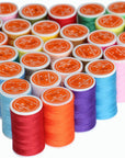 Thread for Sewing 30 Colors, 200 Yards per Spools, Polyester Sewing Thread Kit for Sewing Machine & Hand Sewing