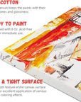 6 Pack Stretched Canvas for Painting 8X10 Inch 5/8" Profile 10 Oz Triple Primed Acid-Free 100% Cotton Blank Canvas, Art Canvases for Acrylic Oil Paint