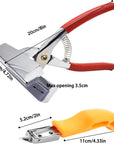 Heavy Duty Stretching Canvas Pliers with Spring Return Handles, and Staple Remover,3 in 1 Staple Gun for Upholstery with 1000 Staples for Art Oil Painting Stretching and Framing