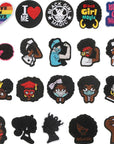20 Pieces Black Girl Patches Iron on Patches for Clothing Afro Girl Embroidered Patches Sew on Patch Applique for Clothes Backpacks Jeans Jackets DIY Craft (Cute Style)