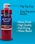 8Oz 8 Color Acrylic Paint Set