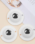 Self Adhesive Caster Wheels for Cricut, 360° Swivel Wheels Universal for Cricut Maker/Explore Air Machines & Furniture & Appliances, 220 LBS Load Capacity Stainless Sticky Pulley, Set of 4