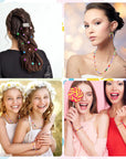 900 Pieces 3 Size Faceted Bicone Crystal Beads Bicone Mix Color DIY Craft Beads for Bracelet Necklace Earring Jewelry Making
