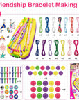 Friendship Bracelet Making Kit for Girls, Arts and Crafts for Girls Ages 8-12,Birthday or Party Present Arts and Crafts String Friendship Bracelet Kit,Diy Bracelet Making Kit