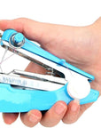 Handheld Sewing Machine - Portable Mini Manual Sewing Machine - Mini Sewer Machine - Hand Stitcher Sewing Machine - Needlework Tool for DIY Crafts Home Travel