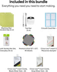 Ultimate Card Making Starter Kit - Includes Insert Cards, Removable Premium Vinyl, Machine Mats, Card Mats, Pen Set, & Tool Kit