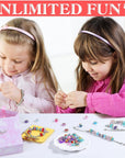 150 Pieces Charm Bracelet Making Kit for Girls, Charm Bracelets Jewelry Making Kit with Beads Bracelets Charms Necklace DIY Crafts Gifts Set for Teen Girls Kids Age 8-12