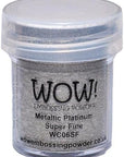 Wow! Embossing Powder Metallic Bundle: Gold, Silver, Platinum and Copper, 15Ml (1) (1, Brown)