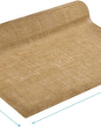 Natural Burlap Fabric BUR40-5YDS Burlap, Burlap Jute Fabric for Weddings Table Runner Arts & Crafts Tree Wraps for Winter Placemat (40” Wide X 5 Yards)