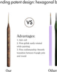 Artify Extreme Detail Paint Brushes, Miniature Paint Brushes for Models, 10Pcs Small Paint Brushes with a Handbag, Miniature Brushes for Fine Detailing - Acrylic, Watercolor,Oil,Models