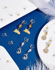 24Pcs Transparent U Type Earring Findings Alloy Invisible Clip on Earring Converter Non-Pierced Earrings Painless Allergy-Free Resin Earring Components for Non Pierced Ears