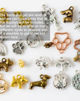 100 Gram Metal Charms for Jewelry Making, Silver & Gold, Bulk Pack for Bracelets, Necklaces, Crafts