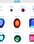 Rhinestone Stickers Self-Adhesive, 1141Pcs Gems for Crafts Bling Jewel Crystal Stickers for DIY Craft Nail Body Makeup Festival