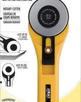 RTY-3/G 60Mm Straight Handle Rotary Cutter