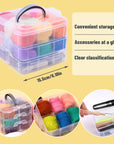 Needle Felting Kit, Wool Roving (5G/Color), Complete Needle Felting Starter Kit with Basic Felt Tools and Supplies Wool Fibre Spinning Craft Wet Felting Material for Beginners