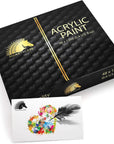 Acrylic Paint Set - 48 X 12Ml Tubes - Lightfast - Heavy Body - Non Fading - Vibrant Colors - Artist Quality Painting Supplies - Professional Grade Paints