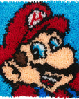 72-75279 Nintendo'S Super Mario Brothers Latch Hook Kit for Beginners, 12" X 12", Multicolor