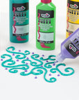 17581 Dimensional Metallic Fabric Paint, 6-Pack (Puffy)