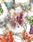 Butterfly Stickers Set (120 Pieces with 6 Themes)-Gorgeous Crystals Holographic Transparent Resin Waterproof Sticker Decals for Scrapbook Supplies Junk Bullet Journals Laptop Crafts Decor