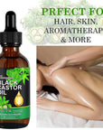 60ml Jamaican Black Castor Oil Hair Growth Essential Oil Repair Perm Dyed Hair Essential Oil Dry Damaged Hair Eyelashes care