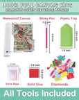 Christ Diamond Painting Kits for Adults,5D Diamond Art Kits for Adults Beginner,Diy Full Drill Diamond Dots Paintings with Diamonds Gem Art and Crafts for Adults Home Wall Decor, Crucifix 12X16In