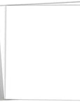 8X8 White Scrapbook Cardstock Paper 80Lb Cover Card Stock 100 Pack (Bright)