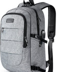 Travel Laptop Backpack Water Resistant Anti-Theft Bag with USB Charging Port and Lock 15.6 Inch Computer Business Backpacks for Women Men Work College Gift,Casual Daypack