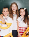 , Back to School Ribbon for Crafts - 10 Yard | School Themed Ribbon for Back to School Decorations | Teacher Ribbon for Crafts | Pencil Ribbon, Apples Ribbon for First Day of School Decorations