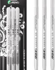 White Gel Pen Set, 3 Pack, 0.8Mm Extra Fine Point Pens Gel Ink Pens Opaque White Archival Ink Pens for Black Paper Drawing, Sketching, Illustration, Card Making, Bullet Journaling