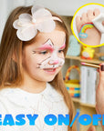 42PCS Face and Body Paint Crayons, Face Painting Kit Safe and Non-Toxic Ultimate Party Pack Including 14 Metallic Colors for Birthday Makeup Party Supplies, Festivals, Gifts for Kids Girls Boys