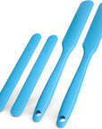 Silicone Stir Sticks Kit, 2 PCS Silicone Resin Popsicle Sticks & 2 PCS Silicone Spatula Scraper for Mixing Resin, Wax, Paint, Epoxy, DIY Crafts