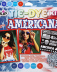 One-Step Tie-Dye Kit  Fabric Dye 40720 Fdy Med Americana Kit, 5 Color Trend, as Detailed