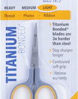 4" Sewing Titanium-Bonded Embroidery Scissors, Curved (13865)