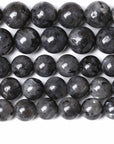 6MM 60PCS Natural Stone Black Labradorite Beads for Jewelry Making DIY Bracelet