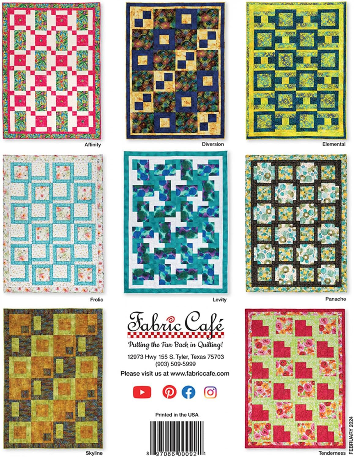Make It Easy with 3-Yard Quilts Pattern by