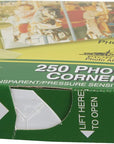Pioneer PCR-1 Photo Corners Self Adhesive, Clear, 250-Pack,Multicolor