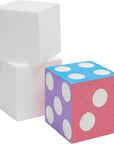 6 Pack Foam Cube Squares for Crafts - Polystyrene Blocks for DIY, Floral Arrangements, Arts Supplies (4 X 4 X 4 In, White)