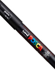 - Ultra Fine to Fine Paint Marker Pens Set - PC-1MR, PC-1M, PC-3M - Black Ink - Pack of 3