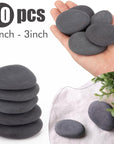 10PCS Painting Rocks, Dark River Rocks for Painting, 1"-3" DIY Rocks Flat Smooth Kindness Rocks for Arts DIY Crafts, Hand Picked