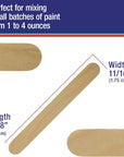 Floetrol Paint Additive Pouring Medium for Acrylic Paint and 50 Mixing Sticks