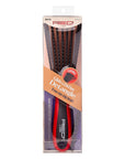 Red by Kiss Glide & Define Non-Slip Detangling Brush for Natural Hair Scalp Care Hair (Travel size) Heat Resistant Bristles Works Well with Blow Dryer