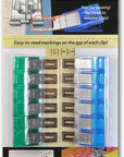 Small Magic Clip Sewing and Quilting Clips 24 Piece Set - Quilting Supplies and Notions - Sewing Accessories and Supplies