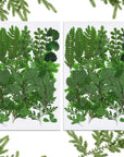 42 Pieces Dried Pressed Leaves Dried Flowers for Resin Real Assorted Dried Greenery for Pressed Leaf Art Craft DIY Embellishment Decorations, 7 Styles